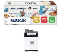 Compatible for Lexmark 75B20K0 75B20C0 75B20M0 75B20Y0 Toner Cartridges Work for Lexmark CS727 CS727de CS728de Printers (1 Pack Black)