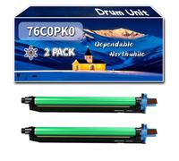 Compatible for Lexmark 76C0PK0 76C0PV0 Drum Unit, Work for Lexmark CS921 CS923 CX921 CX922 CX923 CX924 Printers, Drum Unit (2 Pack Black)