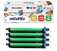 Compatible for Lexmark 76C0PK0 76C0PV0 Drum Unit Work for Lexmark CS921 CS923 CX921 CX922 CX923 CX924 Printers, with Chip, High Yield 200000 Pages, High-Definition Printing (4-Pack BK/C/M/Y)