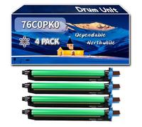 Compatible for Lexmark 76C0PK0 76C0PV0 Drum Unit, Work for Lexmark CS921 CS923 CX921 CX922 CX923 CX924 Printers, Drum Unit (4 Pack Black)