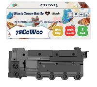 Compatible for Lexmark 78C0W00 Waste Toner Bottle Work for Lexmark CS421dn CS521dn CS622de CX421adne Printers, with Chip, High Yield 35000 Pages, High-Definition Printing (1 Pack Black)