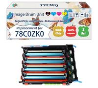 Compatible for Lexmark 78C0ZK0 Image Drum Unit Work for Lexmark C2240 C2325dw C2425dw C2535dw CS421 CS421dn CS521 XC2235 Printers (1 Set)