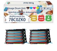 Compatible for Lexmark 78C0ZK0 Image Drum Unit Work for Lexmark C2240 C2325dw C2425dw C2535dw CS421 CS421dn CS521 XC2235 Printers (2 Set)
