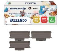 Compatible for Lexmark B222H00 Toner Cartridge Work for Lexmark B2236DW B2236 MB2236i MB2236ADW Printers, with Chip, High Yield 4000 Pages, High-Definition Printing (3 Pack Black)