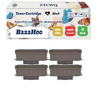 Compatible for Lexmark B222H00 Toner Cartridge Work for Lexmark B2236DW B2236 MB2236i MB2236ADW Printers, with Chip, High Yield 4000 Pages, High-Definition Printing (4 Pack Black)