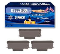 Compatible for Lexmark B222H00 Toner Cartridges, Work for Lexmark B2236DW B2236 MB2236i MB2236ADW Printers, Toner Cartridges (3 Pack Black)