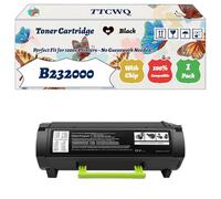 Compatible for Lexmark B232000 Toner Cartridge Work for Lexmark MB2442ADWE MB2546ADE MB2546ADWE MB2650ADE Printers (1 Pack Black)