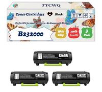 Compatible for Lexmark B232000 Toner Cartridges Work for Lexmark B2338dw B2442dw B2546dn B2546dw MB2338adw MB2442adwe Printers (3 Pack Black)