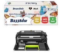 Compatible for Lexmark B2338dw Drum Unit Work for Lexmark MS421dn MS421dw MS521dn MS621dn MS622de MX321adn Printers, with Chip, High Yield 60000 Pages, High-Definition Printing (1 Pack Black)