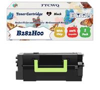 Compatible for Lexmark B282H00 Toner Cartridge Work for Lexmark MB2770ADHWE B2865DW Printers, with Chip, High Yield 25000 Pages, High-Definition Printing (1 Pack Black)