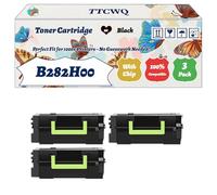 Compatible for Lexmark B282H00 Toner Cartridge Work for Lexmark MB2770ADHWE B2865DW Printers, with Chip, High Yield 25000 Pages, High-Definition Printing (3 Pack Black)