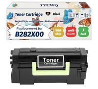 Compatible for Lexmark B282X00 Toner Cartridge Work for Lexmark B2865 MB2770 Printers, with Chip, High Yield 30000 Pages, High-Definition Printing (1 Pack Black)