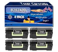 Compatible for Lexmark B282X00 Toner Cartridge, Work for Lexmark B2865dw MB2770adhwe Printers, Toner Cartridge (4 Pack Black)
