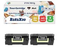 Compatible for Lexmark B282X00 Toner Cartridge Work for Lexmark B2865dw MB2770adhwe Printers, with Chip, High Yield 30000 Pages, High-Definition Printing (2-Pack Black)
