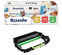Compatible for Lexmark B3340dw Drum Unit Work for Lexmark MS331dn MS431dn MX331adn MX431adn Printers, with Chip, High Yield 40000 Pages, High-Definition Printing (2-Pack Black)
