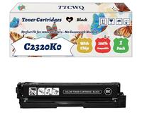 Compatible for Lexmark C2320K0 C2320C0 C2320M0 C2320Y0 Toner Cartridges Work for Lexmark C2325dw C2425dw C2535dw MC2425adw MC2535adwe Printers (1 Pack Black)