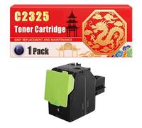 Compatible for Lexmark C2325 C2325 C2425 C2535 MC2325 MC2425 MC2535 MC2640 Toner Cartridge Printers, With Chip Large Capacity 3000 Pages (1 Pack Black)