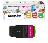 Compatible for Lexmark C2325dw Toner Cartridge Work for Lexmark C2325dw C2425dw C2535dw MC2425adw MC2535adwe Printers (1 Pack Magenta)