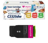 Compatible for Lexmark C2325dw Toner Cartridge Work for Lexmark C2325dw C2425dw C2535dw MC2425adw MC2535adwe Printers (1 Pack Magenta)