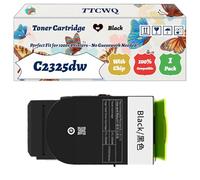 Compatible for Lexmark C2325dw Toner Cartridge Work for Lexmark C2325dw C2425dw C2535dw MC2425adw MC2535adwe Printers (1 Pack Black)