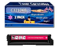 Compatible for Lexmark C3210K0 C3210C0 C3210M0 C3210Y0 Toner Cartridges, Work for Lexmark C3326 MC3224 MC3326 C3224dw C3326dw C3426dw Printers, Toner Cartridges (1 Pack Magenta)