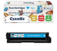 Compatible for Lexmark C3210K0 C3210C0 C3210M0 C3210Y0 Toner Cartridges Work for Lexmark MC3224adwe MC3224dwe MC3224i MC3326adwe Printers (1 Pack Cyan)