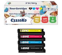 Compatible for Lexmark C3210K0 C3210C0 C3210M0 C3210Y0 Toner Cartridges Work for Lexmark MC3224adwe MC3224dwe MC3224i MC3326adwe Printers (4-Pack BK/C/M/Y)