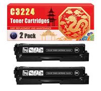 Compatible for Lexmark C3224 C3224 C3326 C3426 MC3326 MC3426 MC3224 Toner Cartridges Printers, With Chip Large Capacity 4000 Pages (2 Pack Black)