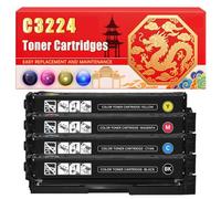 Compatible for Lexmark C3224 C3224 C3326 C3426 MC3326 MC3426 MC3224 Toner Cartridges Printers, With Chip Large Capacity 4000 Pages (4-Pack BK/C/M/Y)