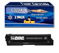 Compatible for Lexmark C3224 Toner Cartridge, Work for Lexmark C3224 C3326 C3426 MC3224 MC3326 MC3426 Printers, Toner Cartridge C3220K0 C3220C0 C3220M0 C3220Y0 (1 Pack Black)
