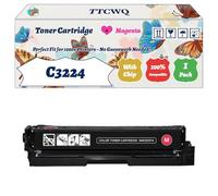Compatible for Lexmark C3224 Toner Cartridge Work for Lexmark C3224 C3326 C3426 MC3224 MC3326 MC3426 Printers, with Chip, High Yield 1500 Pages, High-Definition Printing (1 Pack Magenta)