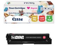 Compatible for Lexmark C3224 Toner Cartridges Work for Lexmark C3224 C3326 C3426 MC3224 MC3326 MC3426 Printers, with Chip, High Yield 4000 Pages, High-Definition Printing (1 Pack Magenta)