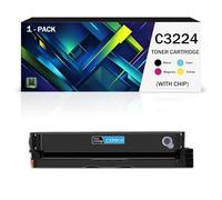 Compatible for Lexmark C3224 Toner Cartridges Work for Lexmark C3326 MC3224 C3224dw C3326dw C3426dw MC3224adwe MC3224dwe MC3326i MC3426i Series Printers, With Chip, Can Add (Size:3500Page,Color:Cyan)