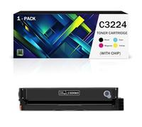 Compatible for Lexmark C3224 Toner Cartridges Work for Lexmark C3326 MC3224 C3224dw C3326dw C3426dw MC3224adwe MC3224dwe MC3326i MC3426i Series Printers, With Chip, Can Add (Size:3500Page,Color:Black)