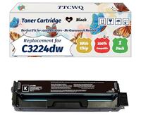 Compatible for Lexmark C3224dw Toner Cartridge Work for Lexmark MC3226adwe MC3326adwe MC3326i MC3426i Printers, with Chip, High Yield 1500 Pages, High-Definition Printing (1 Pack Black)