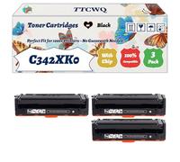 Compatible for Lexmark C342XK0 Toner Cartridges Work for Lexmark C3426dW MC3400Series MC3426adW MC3426i Printers, with Chip, High Yield 4500 Pages, High-Definition Printing (3 Pack Black)