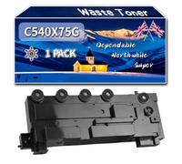 Compatible for Lexmark C540X75G Waste Toner Bottle, Work for Lexmark CS317dn CS417dn CS517de CX317dn CX417de CX517de Printers, Waste Toner Bottle (1 Pack Black)