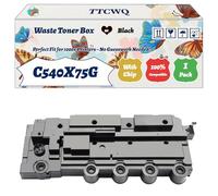Compatible for Lexmark C540X75G Waste Toner Box Work for Lexmark Optra C 540 N C 543 DN C 544 DN C 544 DTN C 544 DW C 544 N C 546 Printers (1 Pack Black)