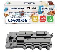 Compatible for Lexmark C540X75G Waste Toner Container Work for Lexmark CX310DNW CX410DE CX410E CX510DEW Optra C546DTN Printers (1 Pack Black)