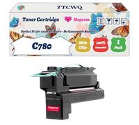 Compatible for Lexmark C780 Toner Cartridge Work for Lexmark C780 C782 X782E Printers, with Chip, High Yield 15000 Pages, High-Definition Printing (1 Pack Magenta)