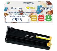 Compatible for Lexmark C925 Drum Unit Work for Lexmark C925 DE C925 DTE C925 Series X925 DE XS925 DE Printers, with Chip, High Yield 30000 Pages, High-Definition Printing (1 Pack Yellow)
