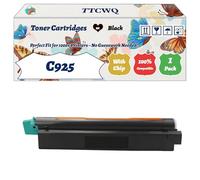 Compatible for Lexmark C925 Toner Cartridges Work for Lexmark C925de C925dte X925de Printers, with Chip, High Yield 9500 Pages, High-Definition Printing (1 Pack Black)
