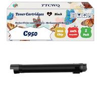 Compatible for Lexmark C950 Toner Cartridges Work for Lexmark X952DE X952DTE X954 X954DTE X954DE X955DE X950DHE X950DE X950 C950DE Printers (1 Pack Black)