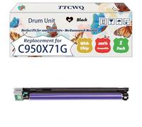 Compatible for Lexmark C950X71G Drum Unit Work for Lexmark C950dte C950de X950de X950dhe X952de X954dhe Printers, with Chip, High Yield 119000 Pages, High-Definition Printing (1 Pack Black)