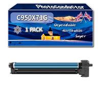 Compatible for Lexmark C950X71G Photoconductor Unit, Work for Lexmark C950de X950de X952de X954de Printers, Photoconductor Unit (1 Pack Black)