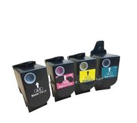 Compatible for Lexmark CS317 CS317DN Color Toner Cartridge 4-Pack for CS417 CS517 CX317 CX417 CX517 Series Printers(NA Magenta)