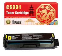 Compatible for Lexmark CS331 CS331 CX331 Toner Cartridge Printers, With Chip Large Capacity 1500 Pages (1 Pack Yellow)