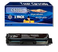 Compatible for Lexmark CS331 Toner Cartridge, Work for Lexmark CS331 CX331 Printers, Toner Cartridge 20N20K0 20N20C0 20N20M0 20N20Y0 (1 Pack Black)