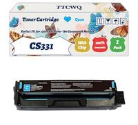Compatible for Lexmark CS331 Toner Cartridge Work for Lexmark CS331 CX331 Printers, with Chip, High Yield 4500 Pages, High-Definition Printing (1 Pack Cyan)