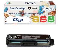 Compatible for Lexmark CS331 Toner Cartridge Work for Lexmark CS331 CX331 Printers, with Chip, High Yield 1500 Pages, High-Definition Printing (1 Pack Black)